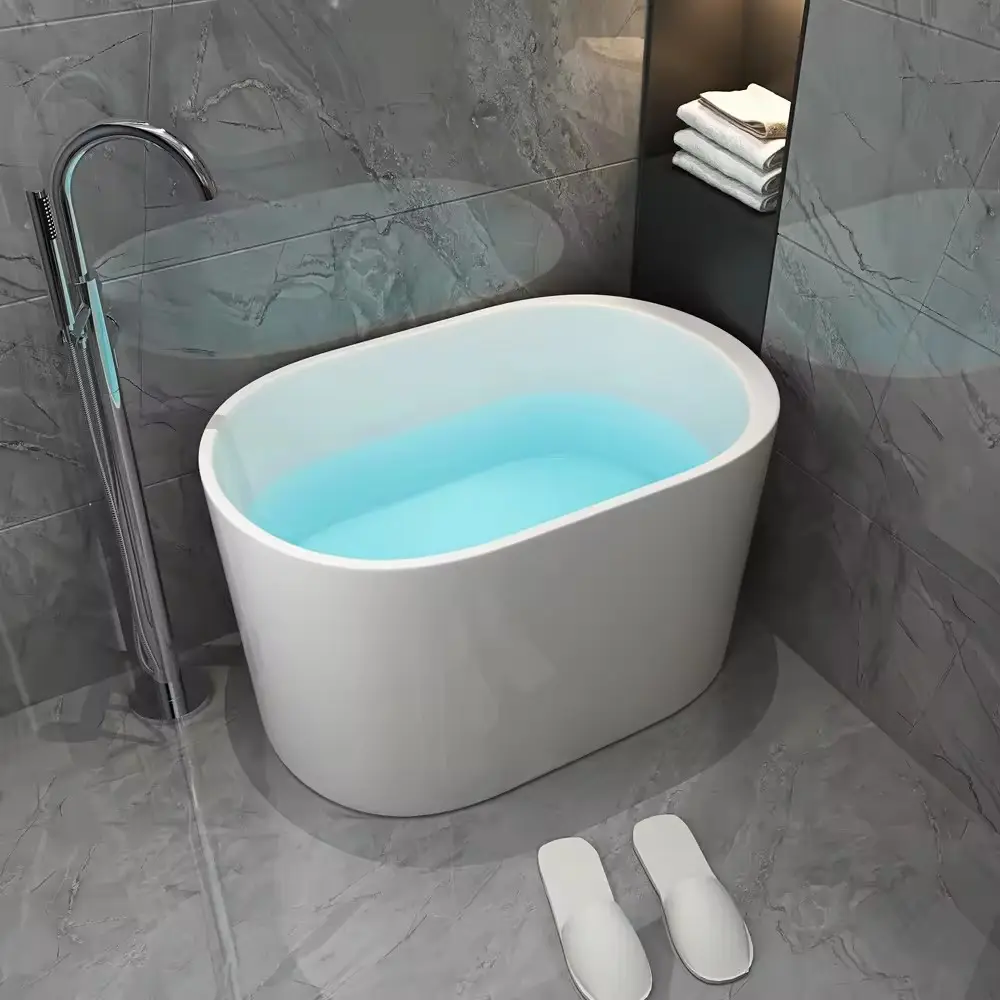 פולין סיבי דשא פינה עגולה אמבטיה עגולה 130 ס""מ 1.3 מטר 2024 אמבטיה עמידה מתמחה בעיצוב חדש אמבטיה ישיבה