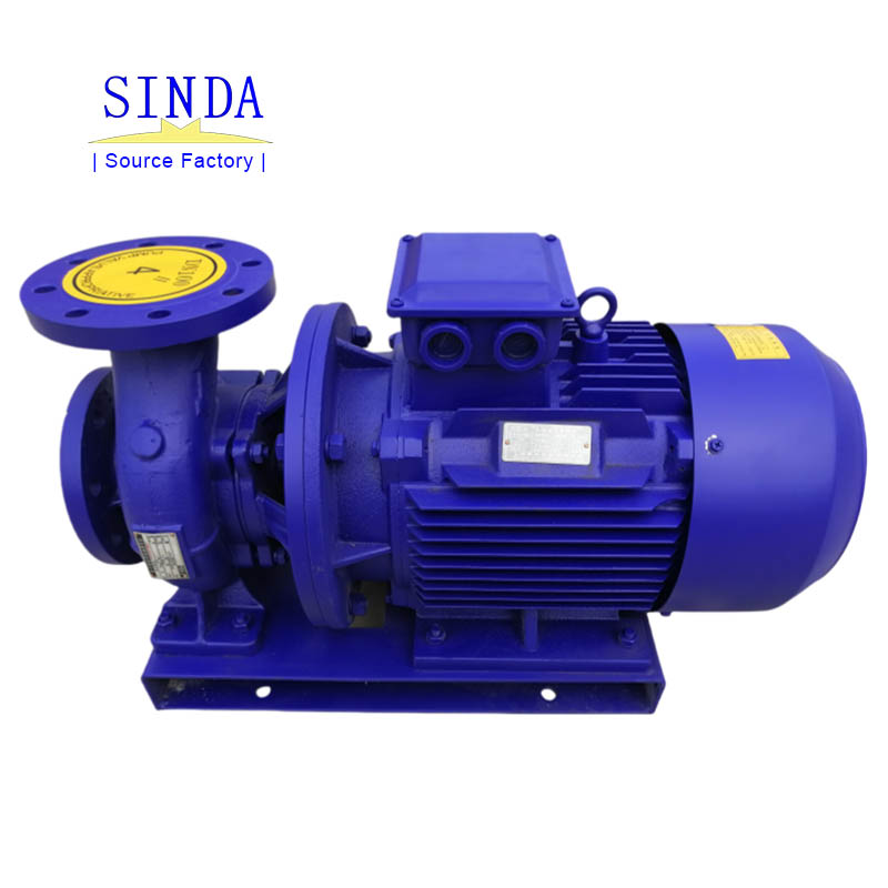 ISW Horizontal Pipeline Centrifugal Pump 380V Single Booster Pump for Cold Hot Water Industrial Cooling Tower 20hp 15kw High