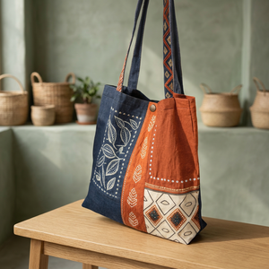 Bolsa de Lona Rectangular Bordada con Corazones Rojos, Ecológica, para Almacenamiento de Ropa, Gran Capacidad, Parte Superior Abierta, Superventas - Product Image 3