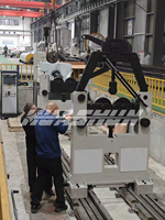 Máquina equilibradora de accionamiento final HUASHUN HG30000-PI para motores pesados, generadores, rodillos, turbinas y ejes