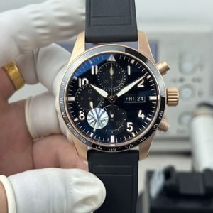 Montre mécanique à mouvement automatique avec lunette en céramique hautement distinctive pour la mesure de la vitesse, couronne en céramique à visser - Product Image 2