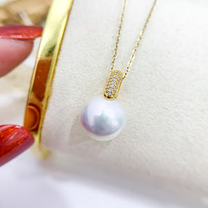 Pendentif de collier en argent S925 à faire soi-même, perles plates de 9 à 13 mm, accessoires de mode, support, série 30960, pendentifs en perles de qualité supérieure, breloques - Product Image 1