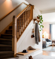 Escalier pliant en métal, confortable, gain de place, réglable, pour grenier