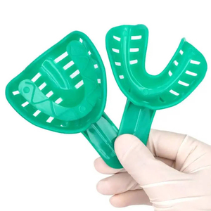 Disposable Autoclavable <b>Plastic</b> Impression <b>Trays</b> Perforated Upper/Lower Mixed Sizes for Adults & Children - Product Image 5