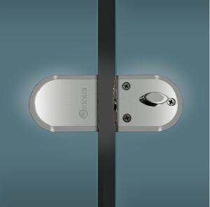 Serrure de porte en verre 304 bouton en acier inoxydable porte coulissante <span class=keywords><strong>loquet</strong></span> de <span class=keywords><strong>sol</strong></span> boulon unique sans clé adapté pour 10mm-12mm d'épaisseur - Product Image 6