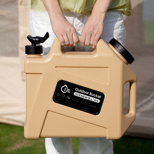 Cubo de agua portátil Scenew3ll de 12L con grifo para camping y uso doméstico - Product Image 1
