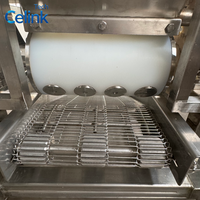 Ligne de production de friture automatique continue, machine à friture industrielle en acier inoxydable 304 pour usine de snacks