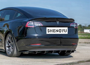 Kit de Carrocería para Tesla Model 3 2017-2020, Actualización a <span class=keywords><strong>Max</strong></span>, Incluye Labio Delantero, Difusor Trasero, Alerón y Faldones Laterales - Product Image 5