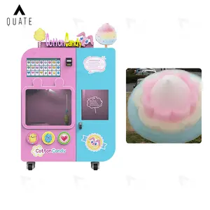 2024 hot-sale cotton candy vending machines can automatically and sell cotton candy
