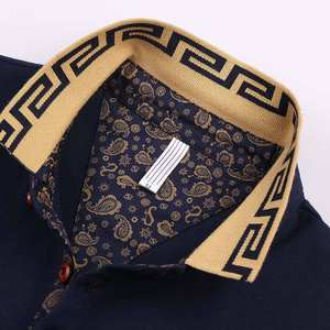 Polo à manches courtes en coton respirant de haute qualité pour homme, nouvelle tendance estivale, col à revers à carreaux, marque de créateur, t-<span class=keywords><strong>shirt</strong></span> décontracté de golf - Product Image 4