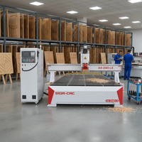 Máquina CNC Router para Madera de Venta Caliente, ATC de 3 Ejes, 220V/380V, para Tallado y Nesting de Madera, Ideal para Muebles y Gabinetes