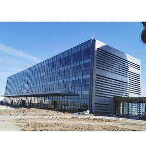 Internat ionaler Standard Stahl konstruktion Gewerbe gebäude Kurze Bauzeit Bürogebäude aus vorgefertigtem Stahl - Product Image 4