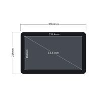Écran tactile capacitif HD 1920*1080 10,1 11,6 13,3 15,6 pouces Moniteur industriel à cadre ouvert Moniteur LCD