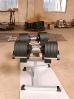 Ensemble d'haltères réglables en acier de 32 kg pour la musculation et l'utilisation en salle de sport à domicile