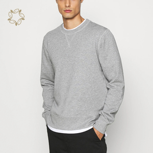 Felpa da uomo Set maglione in cotone organico di Terry francese da uomo sostenibile personalizzato Pullover all'ingrosso da uomo oversize - Product Image 2