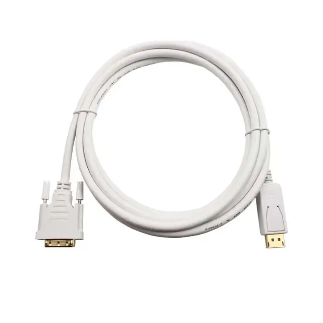 3ft Displayport Naar Dvi-Kabel 30awg Verguld Zwart