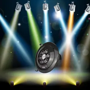 HR Led Rgbw 4 In1 10w * 6pcs 꿀벌 눈 빔 레이저 녹색 이동 Lazer 조명 스트로브 레이저 프로젝터 6 눈 Led 효과 빛