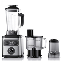 RAF 8-in-1 Elektrische Blender Voedselmixer 2.5L Multifunctionele Mixer met Variabele Snelheid voor de Keuken