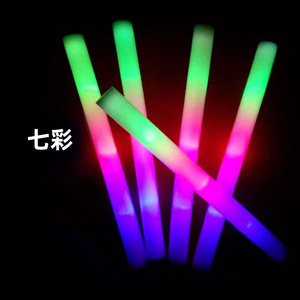 Colorful LED Foam Glow <b>Stick</b> Red Blue <b>Green</b> 3 Modes Hand Shape Graduation Ramadan Thanksgiving - Product Image 6
