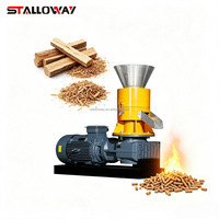 Machine à granulés de fibres de palme à moteur haute puissance certifiée CE, à entraînement par engrenages, pour la fabrication de granulés de combustible biomasse EFB à partir de coques de palmiste