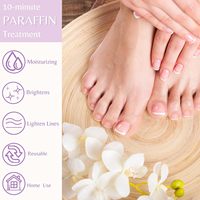 Masque Pieds à la Cire de Paraffine Lavande, Soin Hydratant et Relaxant pour Spa et Domicile, Gants et Chaussettes de Traitement à la Paraffine (Vente en Gros)