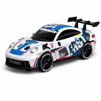 JAYHOL Voiture RC miniature en alliage à l'échelle 1/64 2,4 G, voiture de drift télécommandée haute vitesse avec phares LED, véhicule RC, cadeau pour enfants