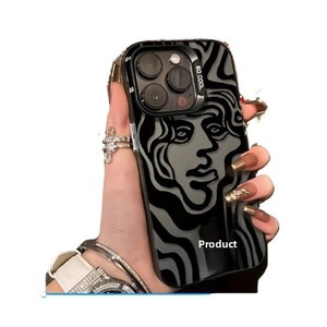 <span class=keywords><strong>Coque</strong></span> de téléphone antichoc Art <span class=keywords><strong>Face</strong></span> Line Cartoon IP16Pro pour <span class=keywords><strong>iPhone</strong></span> 15/14/13 Laser <span class=keywords><strong>12</strong></span>/11XsMax/Plus - Product Image 5