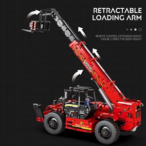 Telehandler Construction Vehicle <b>Building</b> <b>Block</b> <b>Set</b> 800+ Pieces For Ages 8-13 Boys Assembly Toy - Product Image 4