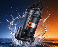 Pompe submersible monophasée QDX3-38-1.1 220V à sortie 1 pouce pour eau propre, en fonte/aluminium avec interrupteur à flotteur