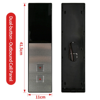 Panneau de commande d'ascenseur ultra-mince LOP MS3-E, panneau de commande de sol, design moderne pour ascenseurs d'hôtels et d'appartements
