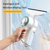 Nouveau petit grattoir électrique ABS, essuie-glace manuel pour fenêtres, absorption forte, efficace, portable, pour la maison et le lavage de voiture