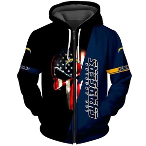 Sudaderas con capucha de moda para hombres Fútbol americano Todos los equipos Ropa de invierno Equipo de fútbol Deportes Sudaderas con capucha de poliéster - Product Image 3