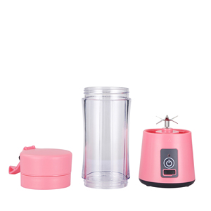 <span class=keywords><strong>Mini</strong></span>-mixeur électrique portable rose avec fonction d'auto-nettoyage, chargeur USB, boîtier sans BPA, idéal pour la voiture et l'extérieur - Product Image 5