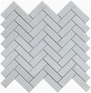 Gạch Lát Sàn Gạch Lát Gạch Lát Gạch Lát Gạch Lát Gạch Lát Nền Khảm Đá Cẩm Thạch Onyx Màu Trắng Kem Carrara - Product Image 5