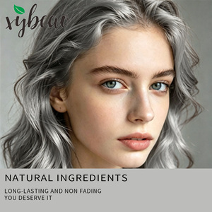 Crème Colorante Capillaire Permanente Professionnelle Sans Ammoniaque, à Base <span class=keywords><strong>de</strong></span> Plantes, Qualité Supérieure, pour Couverture des Cheveux <span class=keywords><strong>Gris</strong></span> – Vente en Gros pour Salons - Product Image 5