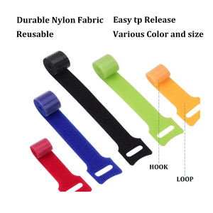 ナイロンファスナー接着ケーブルタイシンチストラップバックルバッグ用衣服プリント生地ストラップフックループ特徴 - Product Image 5