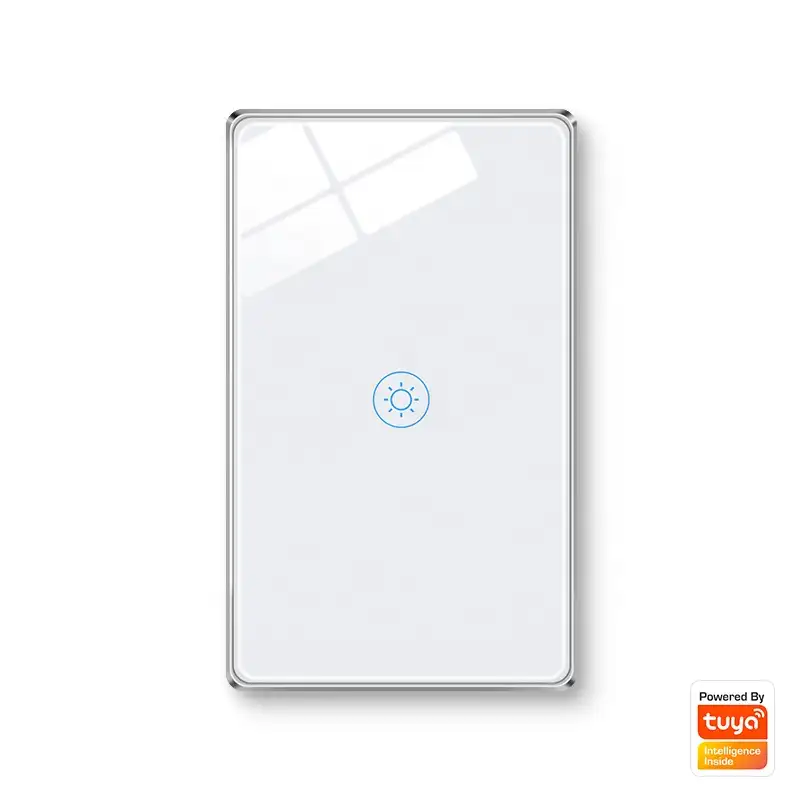 Amazon Alexa tuya switch zigbee 1 gang us standard Neutral + L line 1 gang switch Yandex Alice touch wall light switch