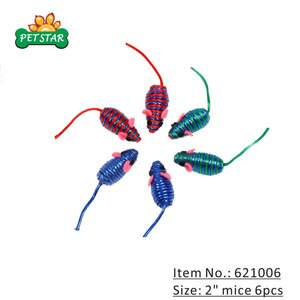 <span class=keywords><strong>Promotion</strong></span> Prix Pas Cher Stock Stocké 6 pièces Rapide Souris Chat Jouets Ensemble - Product Image 2