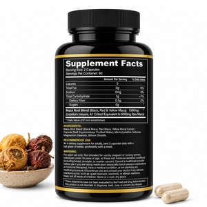 Cápsulas de Maca que Mejoran la Energía y la Resistencia, Antioxidantes, Refuerzo del Sistema Inmunitario, Equilibrio Hormonal y Mejora del Estado de Ánimo - Product Image 4
