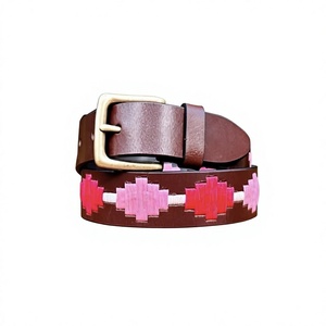 Handmade 100% Premium Quality Casual Men's Steel Square Custom Logo <b>Print</b> Eco Friendly Genuine Leather Belt Custom Length Thick - Product Image 4