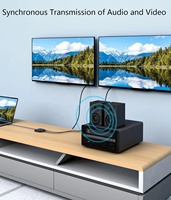 SYONG 4K 1 entrée 2 sorties pour répartiteur HDMI 1.4 Plug-and-Play Audio Vidéo pour Moniteurs/Écrans Multiples Compatible Ordinateur Portable et Boîtier TV
