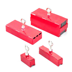 धातु के मलबे की सफाई के लिए और वस्तुओं को ठीक करने के लिए शक्तिशाली 150lbs लाल हैंडल चुंबक - Product Image 3