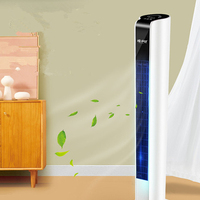 Ventilateur tour, ventilateur électrique domestique à économie d'énergie avec télécommande, écran tactile, ventilateur tour de refroidissement haute puissance sans pales