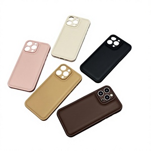 <span class=keywords><strong>Coque</strong></span> antichoc en silicone gel texturé <span class=keywords><strong>cuir</strong></span> à trous fins, compatible avec <span class=keywords><strong>iPhone</strong></span> 17 <span class=keywords><strong>Pro</strong></span> Max, couleur unie, pour <span class=keywords><strong>iPhone</strong></span> 16 - Product Image 2