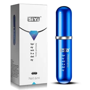 Siyi <span class=keywords><strong>Little</strong></span> Blue Bottle 6ml Spray retardateur D Type 10g Lubrifiant sexuel externe pour hommes Autres additifs - Product Image 1