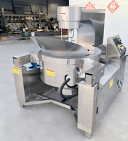 Nouvelle ligne de production de pop-corn entièrement automatique (chauffage au gaz/électrique/vapeur) en acier inoxydable 304, entraînée par un moteur, haute performance