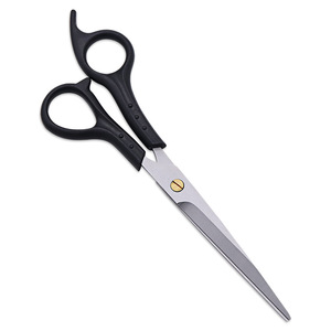 Hairdressing Scissors Stainless Steel Sharp Blade Long Handle Thinning Shears For Haircut And Bangs Trimming Household Use - Product Image 2