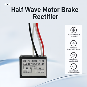 R1-P1 SNXRON 200VAC a 90VDC/99VDC 3A <span class=keywords><strong>Rectificador</strong></span> <span class=keywords><strong>de</strong></span> Diodos <span class=keywords><strong>de</strong></span> Potencia <span class=keywords><strong>de</strong></span> <span class=keywords><strong>Media</strong></span> <span class=keywords><strong>Onda</strong></span> para Freno <span class=keywords><strong>de</strong></span> Motor - Módulo Industrial <span class=keywords><strong>de</strong></span> 4 Hilos con Encapsulado Plástico - Product Image 6