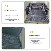 Cubierta de Caja para Camioneta Isuzu D-MAX Doble Cabina 2009-2011, Caja Estándar de 1.38m, Material HDPE, 1 Año de Garantía