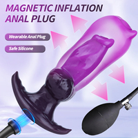 Plug anal gonflable souple réaliste pour femmes, jouet sexuel pour adultes - résistant à l'eau, portable, sensation de toucher réel